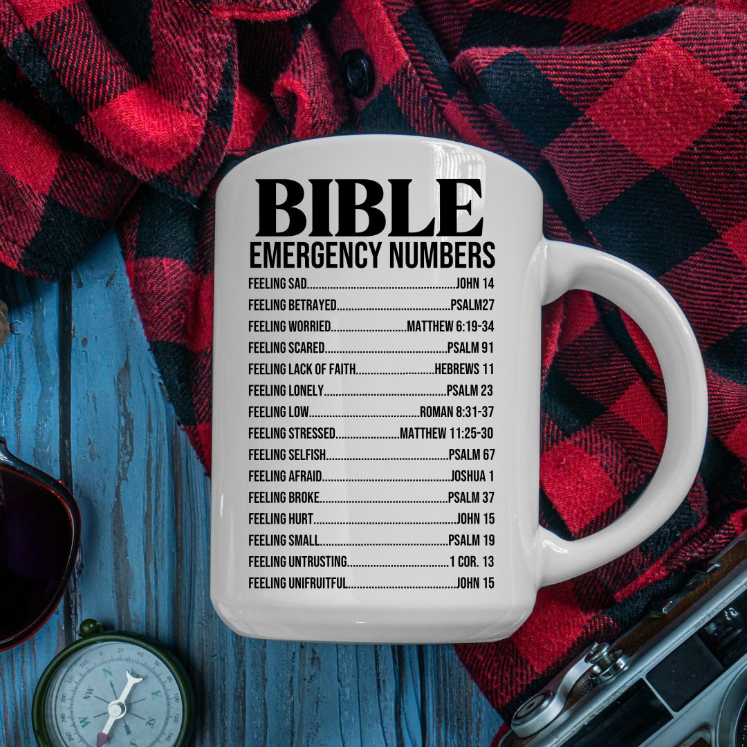 Bible Emergency 15oz Mugs