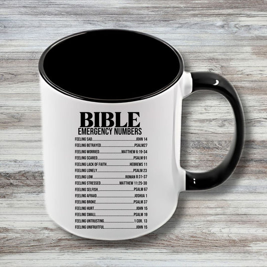 Bible Emergency 15oz Mugs