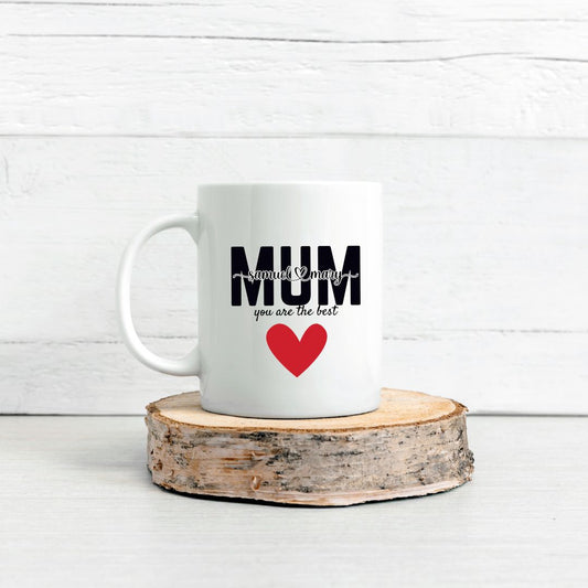 Personalized "Mum, You Are the Best" Mug