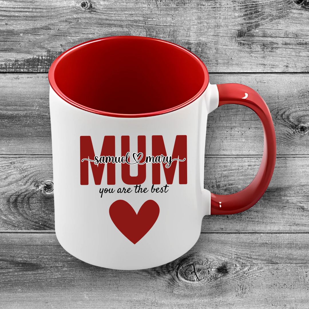 Personalized "Mum, You Are the Best" Mug